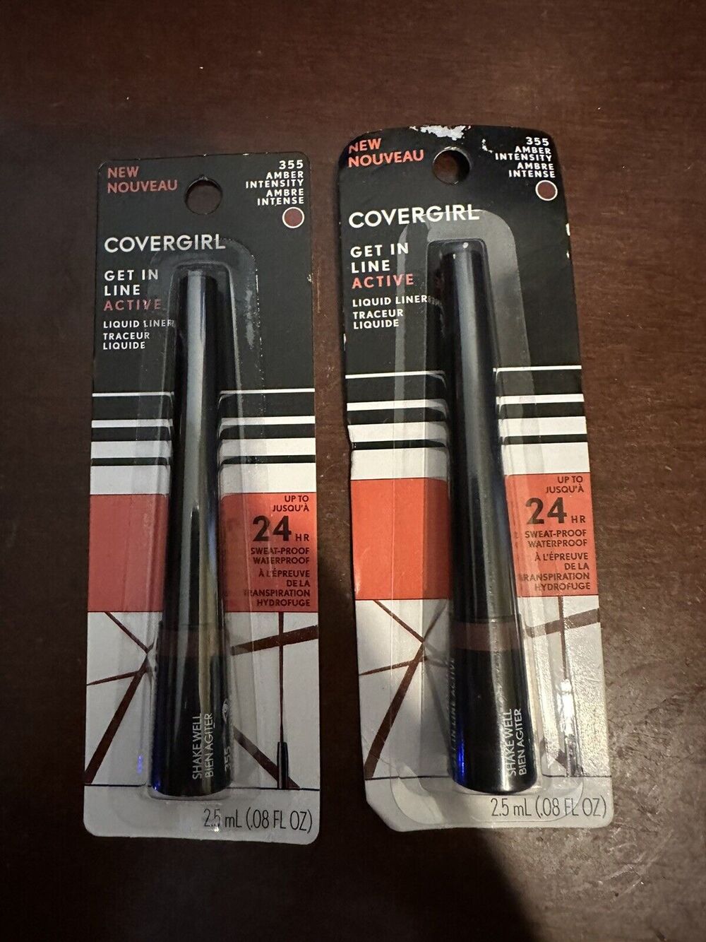 Covergirl Get In Line Active Liquid Liner New & Sealed 355 - Amber Intensity 2X